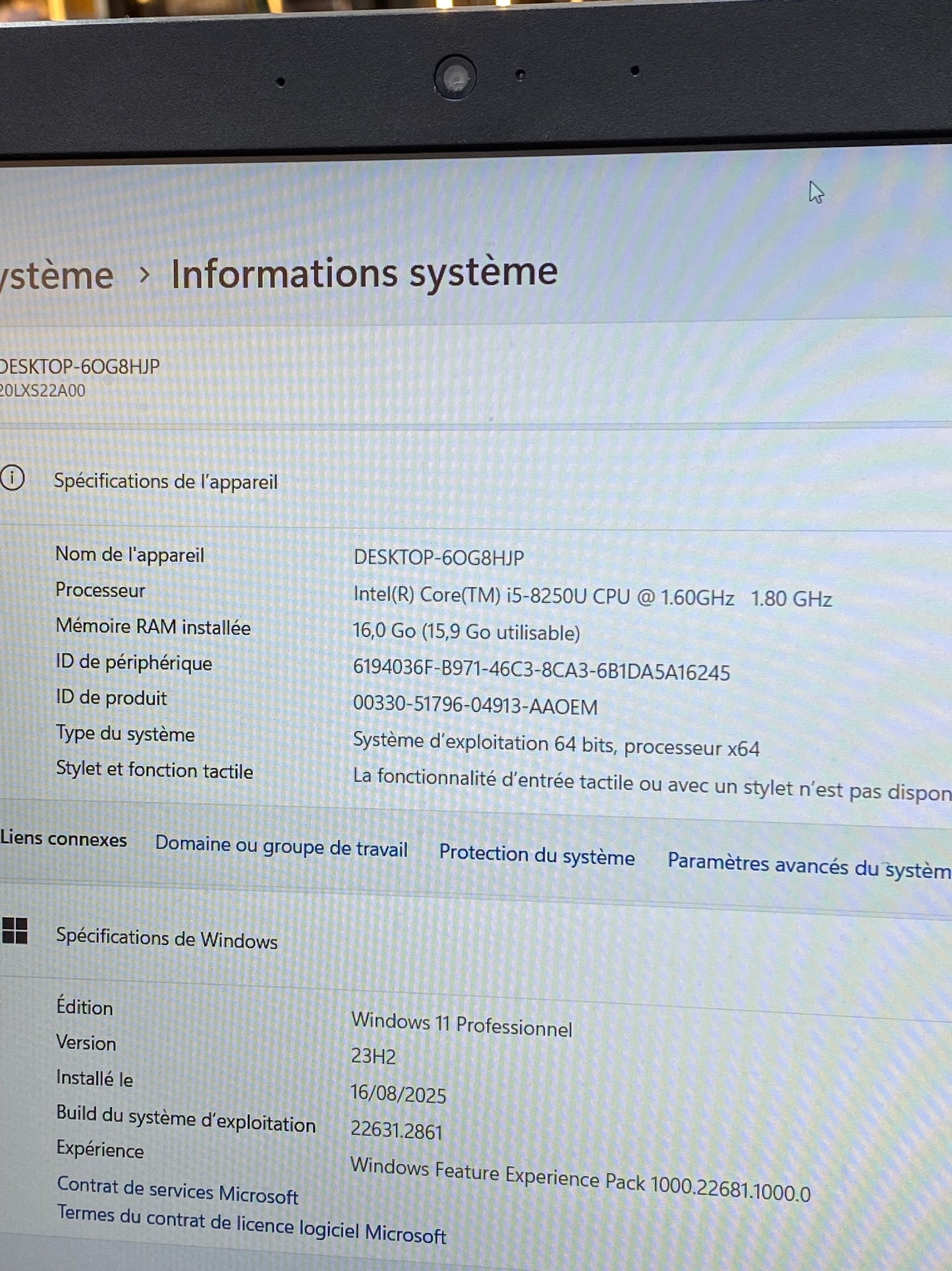 Lenovo L380 Core i3 8th Gen