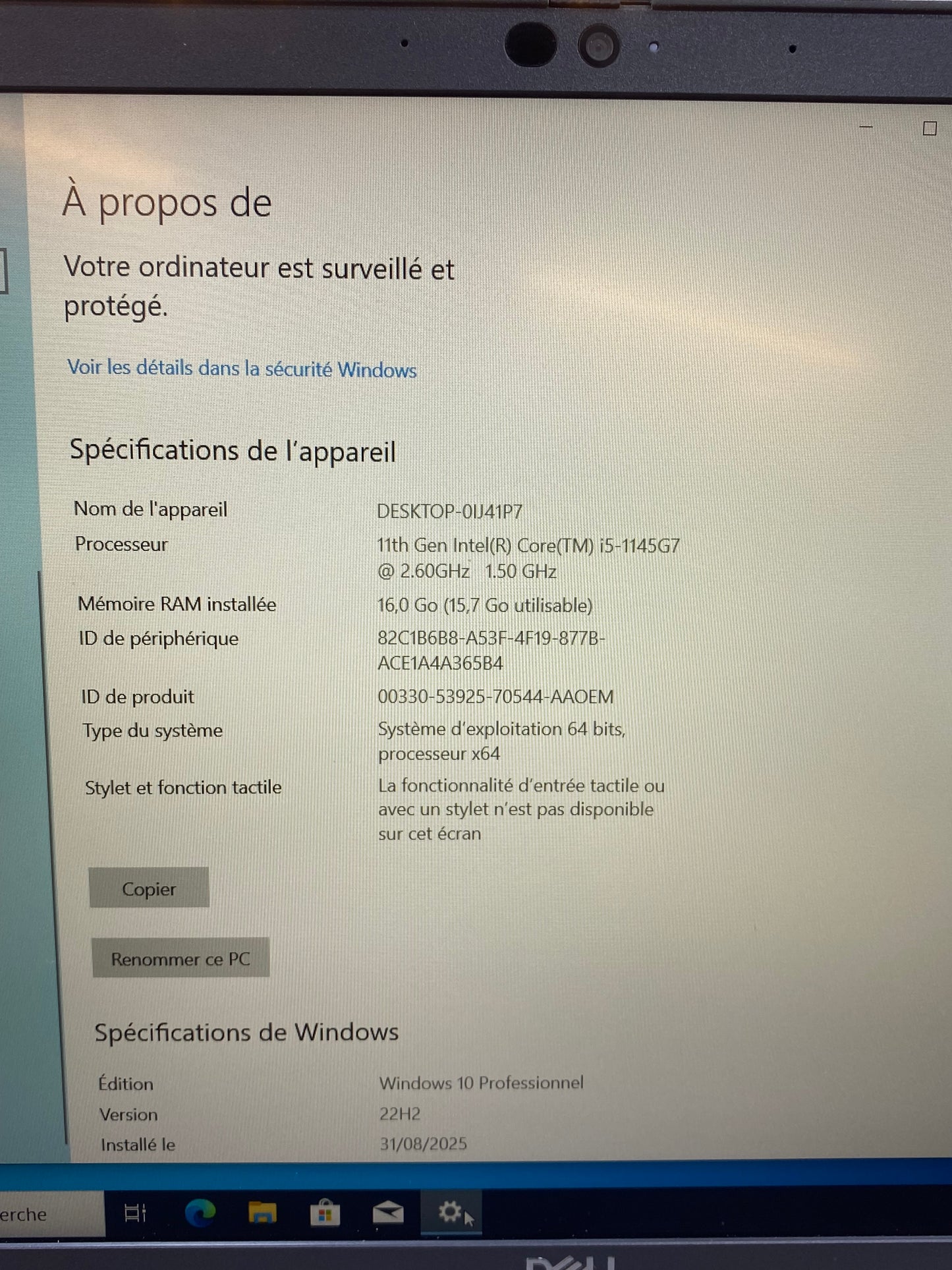 Dell Latitude 5520 I5 11th | 16GB RAM |512GB NVME