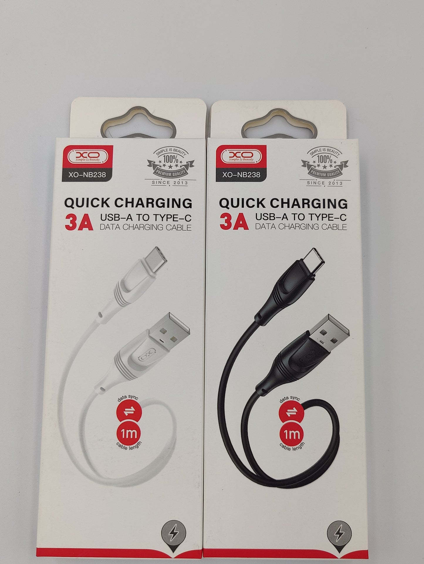 USB-A to Type-C charger and data cable /XO-NB238