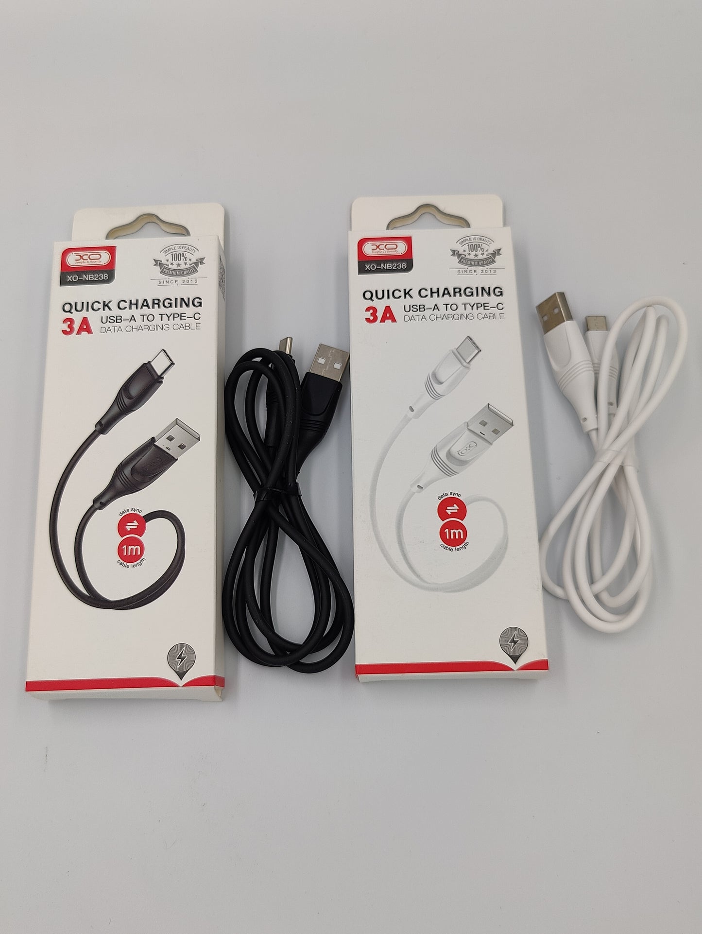 USB-A to Type-C charger and data cable /XO-NB238