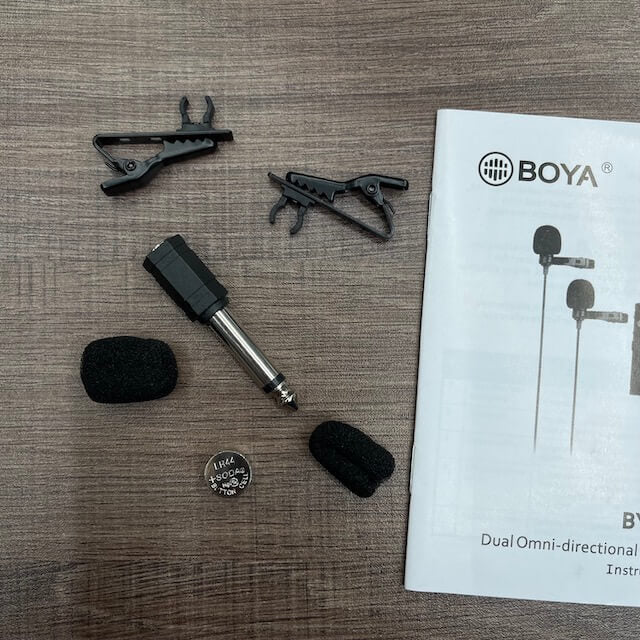 MICROPHONE BOYA DUAL MIC - BY-M1DM