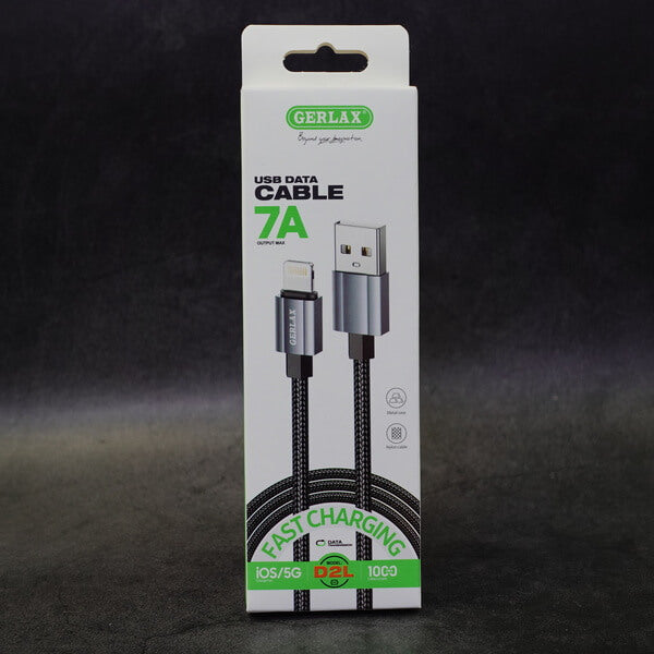 GERLAX 7A FAST CHARGING/LIGHTNING/D2L CHARGER CABLE