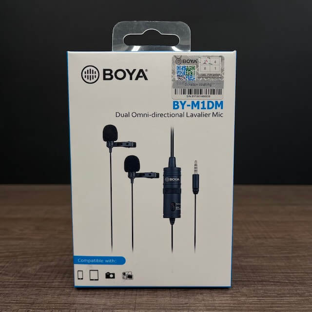 MICROPHONE BOYA DUAL MIC - BY-M1DM