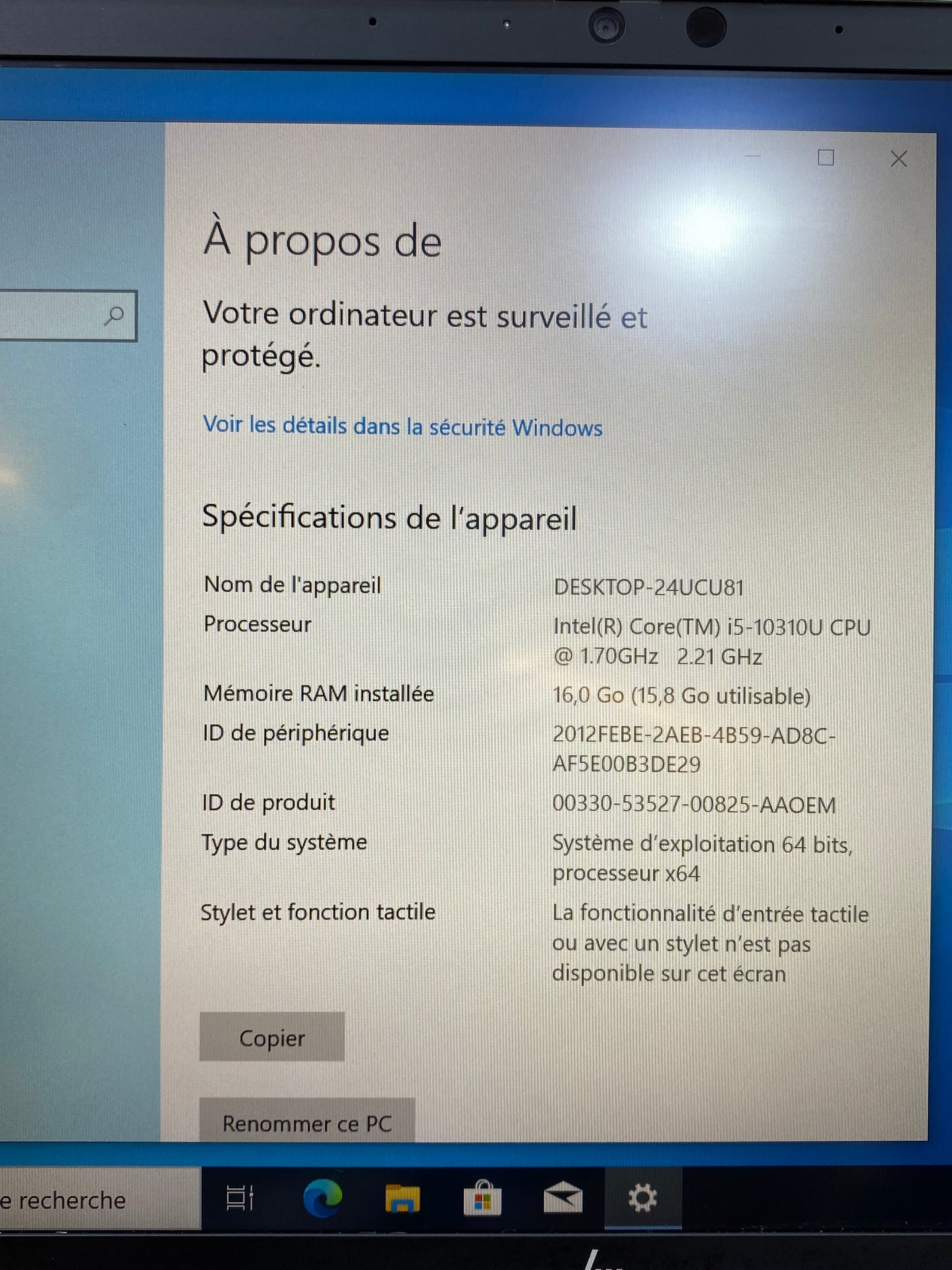 HP Elitebook 840 G5 i5 10th