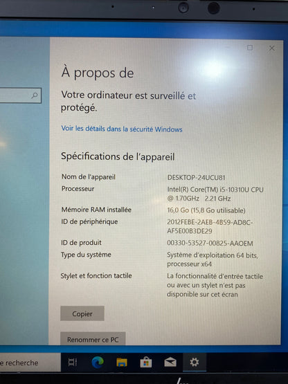 HP Elitebook 840 G5 i5 10th