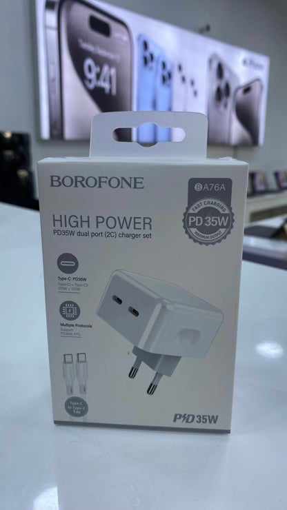 Borofone Dual Port Charger