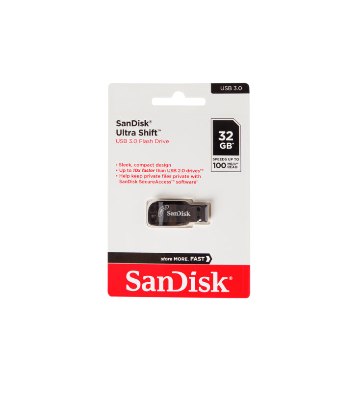 Sandisk Ultra Shift 32 GB USB Flash Drive | 100MB/s