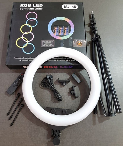 RING LIGHT RGB MJ45 +SUPPORT TRIPIED